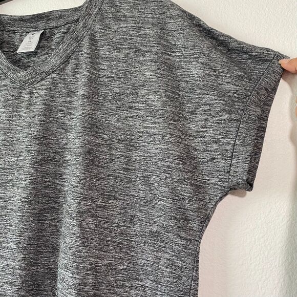 Member's Mark Soft‎ T Shirt Women's V-neck Gray Size XL Stretch Short Sleeve - Picture 5 of 9